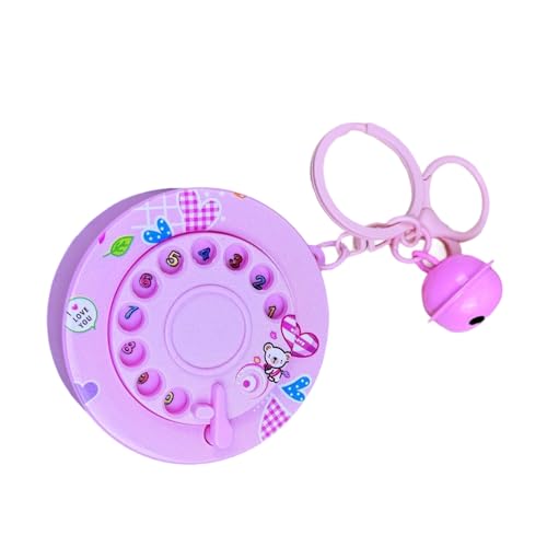 Retro Hand Kurbel Kommunikator Spielzeug Tragbarer Stressabbau Spinner Erwachsener/Kinder Haus/Büro/Reise Charme Nostalgic Telefon Charme Keychain von ANMITI