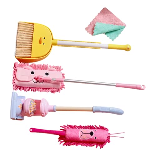 Rollenspiel Housekeeping Set Kinder Reinigungswerkzeuge Besen Mop Mop Dustpan So Tun Als Pädagogisches Spielzeug Für Kinder 3+ Koordinationsfähigkeiten Kunstplastik Housekeeping Toy Für Kleinkinder von ANMITI