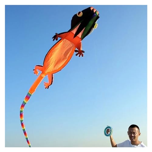 ANNESEY 30D 14M Giant Gecko Kite, 39ft große einleinige weiche aufblasbare Drachen, Ripstop-Nylongewebe mit Tasche, Kite Cometas (Color : Style 2) von ANNESEY