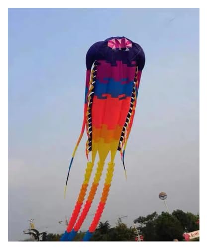 ANNESEY 35 m großer uralter Trilobiten-Drachen, Fliegender Outdoor-Drachen, weicher Drachen, zufällige Farbe (Color : 20m) von ANNESEY