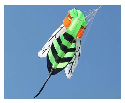 ANNESEY 3M / 4M Software Animal Bee Kite, Power Good Flying (Color : 3m Green) von ANNESEY