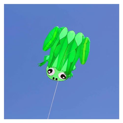 ANNESEY Software Frog Kites Sports Beach mit Drachengriff und Schnur, 3D-Einzelleine, einfach zu fliegen von ANNESEY