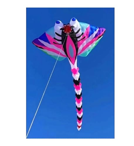 ANNESEY Teufelsfischdrachen, Drachenrochenfischdrachen, Fliegender Faltdrachen, riesige große Drachen, aufblasbarer Drachen (Color : A, Size : 1500cm) von ANNESEY