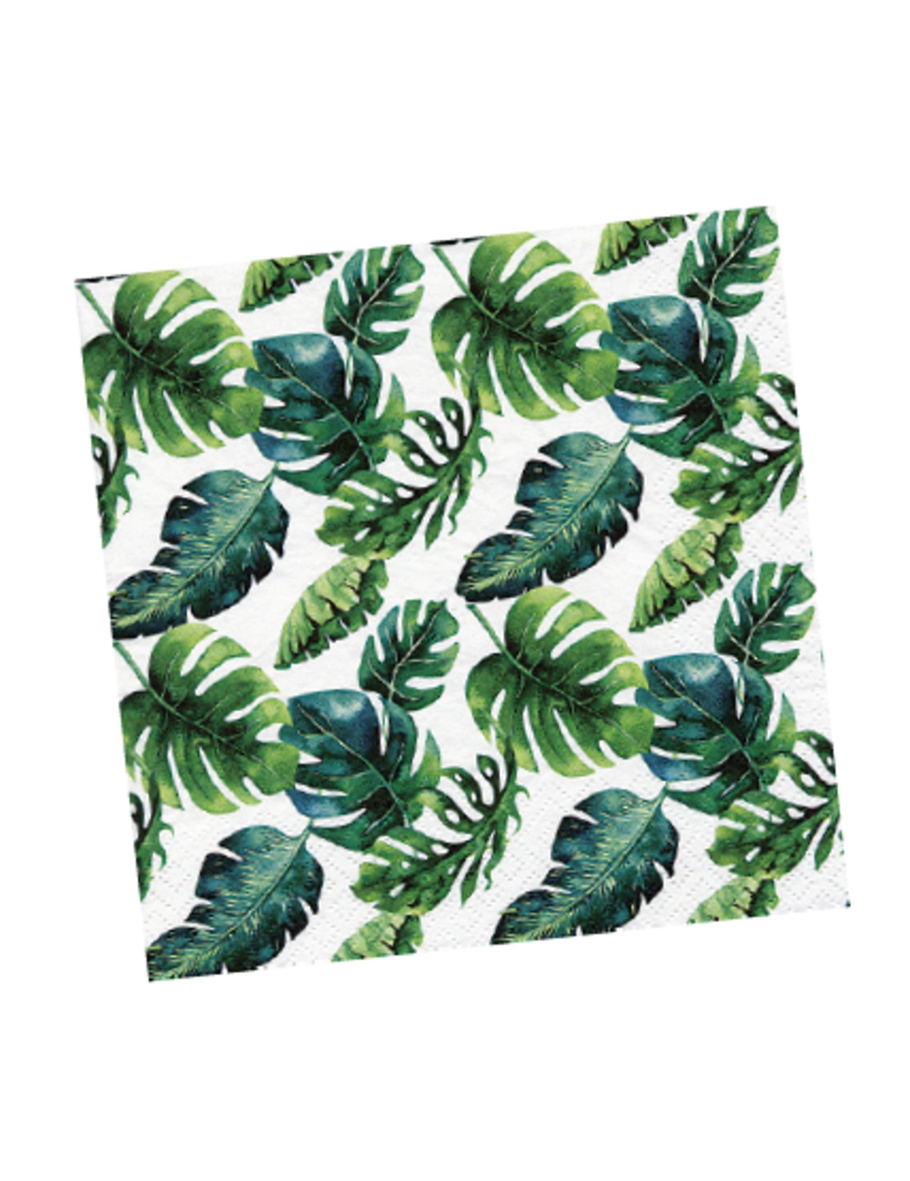 20 Servietten Tropisch Weiß Grün 33 x 33 cm von ANNIVERSARY HOUSE