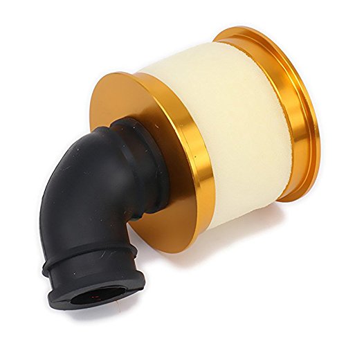 ANNJUC Luftfilter Schwamm Open Alloy Aluminium 04104 für 1/10 RC Hobby Modell Nitro Car, Gold ANNJUC Luftfilter Schwamm Open Alloy Aluminium 04104 für 1/10 RC Hobby Modell Nitro Car, Gold von ANNJUC