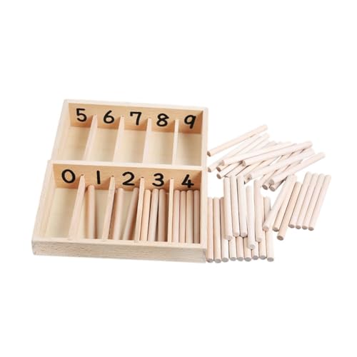 ANNJUC Spindelbox für Kinder in der Frühen Entwicklung, Zählstäbe für und Mädchen, Professionelles Zählwerkzeug für Frühes Lernen, Mathematikspielzeug ANNJUC Spindelbox für Kinder in der Frühen Entwicklung, Zählstäbe für und Mädchen, Professionelles Zählwerkzeug für Frühes Lernen, Mathematikspielzeug von ANNJUC