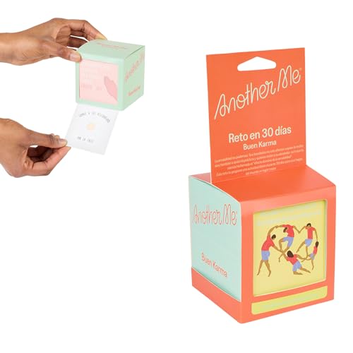 ANOTHER ME - 30-Tage-Herausforderung - Gutes Karma - Originelle Geschenke für Frauen und Männer - 1-monatige Herausforderung - Ideal zur Verbesserung der mentalen Gesundheit - Starte den Dominoeffekt ANOTHER ME - 30-Tage-Herausforderung - Gutes Karma - Originelle Geschenke für Frauen und Männer - 1-monatige Herausforderung - Ideal zur Verbesserung der mentalen Gesundheit - Starte den Dominoeffekt von ANOTHER ME