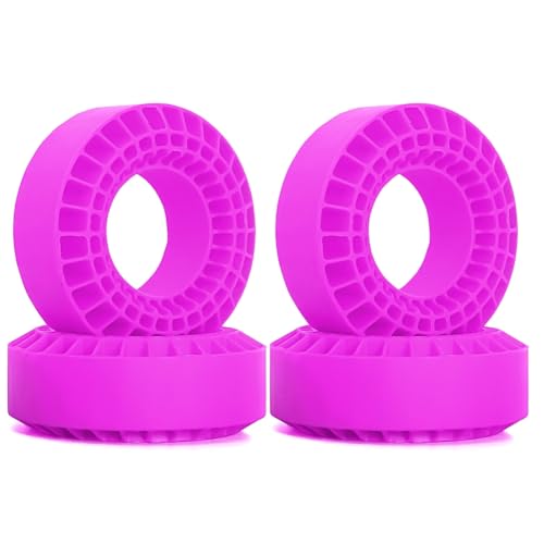 ANSO 4 Stück 1,9 Silikonkautschuk-Reifenrad-Einsatzschaum für 1/10 RC Crawler Car TRX4 Axial SCX10 Pro/Capra /GEN8/ Lila ANSO 4 Stück 1,9 Silikonkautschuk-Reifenrad-Einsatzschaum für 1/10 RC Crawler Car TRX4 Axial SCX10 Pro/Capra /GEN8/ Lila von ANSO