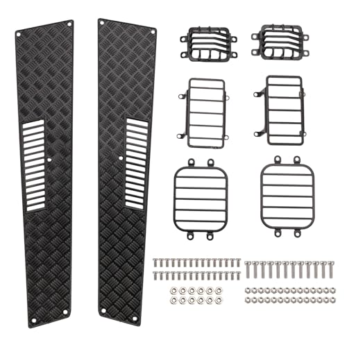 ANSO Für 1/10 Simulation Kletterauto Trx4 G500 G63 Seitenlichtabdeckung Rückleuchtenabdeckung Scheinwerferabdeckung Motorhauben-Unterfahrschutz ANSO Für 1/10 Simulation Kletterauto Trx4 G500 G63 Seitenlichtabdeckung Rückleuchtenabdeckung Scheinwerferabdeckung Motorhauben-Unterfahrschutz von ANSO