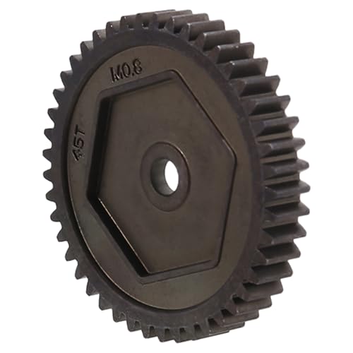 ANSO Stirnrad Aus Gehärtetem Stahl, 45 Zähne, 0,8 M, 32P, 8053, 11 Zähne, Motor für 1/10 RC-Modell Crawler -4 K5 TRX4-6 ANSO Stirnrad Aus Gehärtetem Stahl, 45 Zähne, 0,8 M, 32P, 8053, 11 Zähne, Motor für 1/10 RC-Modell Crawler -4 K5 TRX4-6 von ANSO