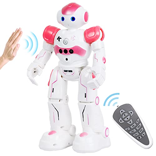 ANTAPRCIS Roboter Spielzeug für Kinder, Intelligent Programmierbar RC Roboter mit Gestensteuerung, LED Licht und Musik, RC Spielzeug für Kinder Jungen Mädchen Geschenk von ANTAPRCIS