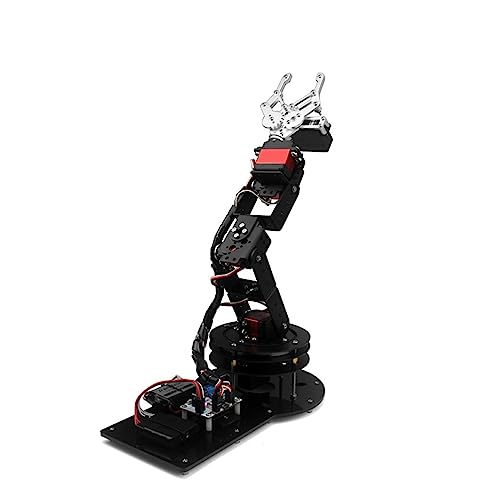 ANTBEE Roboter Bausatz 6DOF Roboter-Mechanikarm Fünf-Finger-Legierung Tanzhand-Kit, mit humanoiden Steuerteilen Roboter Roboterarm von ANTBEE