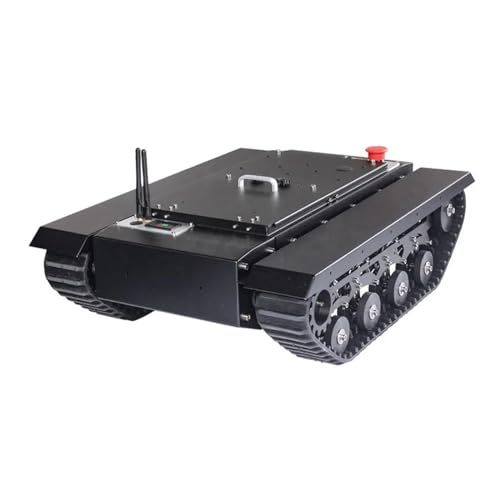 ANTBEE Roboter Zusammengebautes THX500S-Roboter-Chassis, Tank-Chassis, Gummikettenlast 50 kg, STM32-Controller, Bildübertragung RC (Color : Option 1, Size : Robot Chassis Tank) von ANTBEE