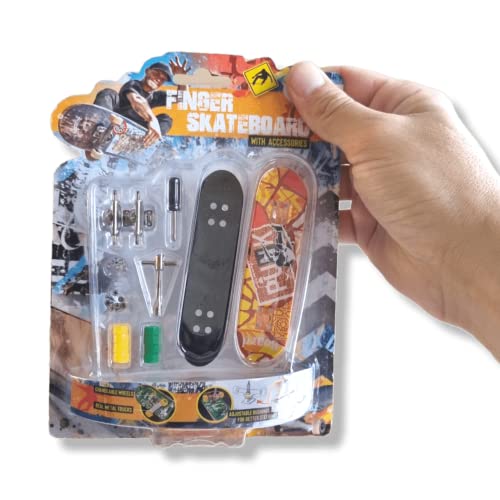 ANTEVIA Matériaux - Fingerskateboard für Kinder, Skate-Montage-Set, mehr als 10 Modelle, zufällige Farben, Spielzeug (Fingerskate) von ANTEVIA Matériaux
