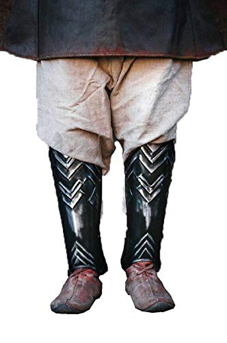 LARP Armor Legs Protection - Geschwärzte Zwergenbeinschienen, Schwarz, M LARP Armor Legs Protection - Geschwärzte Zwergenbeinschienen, Schwarz, M von ANTIQUECOLLECTION