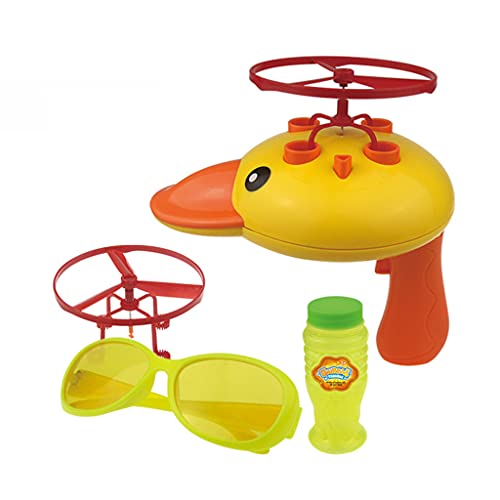 ANTOVSO 1pc Duck Bambus Automatische Blasenhersteller Bubble Toy Wasserdichtes Fliegerblasenmaschine Schwimmbad Outdoor Spielzeug von ANTOVSO