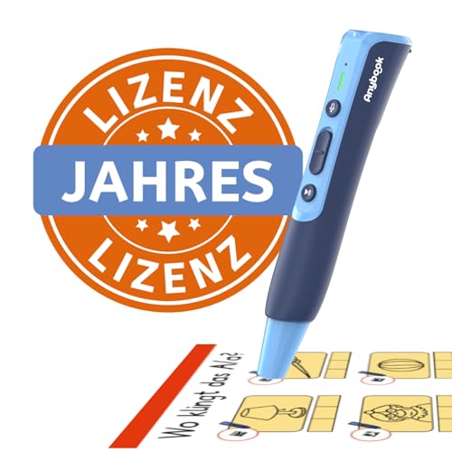 ANYBOOK PRO KREATIVSET – der Flexible Lesestift | Lese- & Schreibförderung | Sprachförderung | UK | DaZ | mit Aufnahmefunktion, Stickern & Codes zum selbstständigen Erstellen von Materialien (PC/MAC) von ANYBOOK