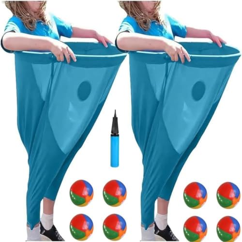 AOBUJDUB Granny Pants Yard Game, Granny Pants Outdoor Game with Bouncy Balls, Giant Outdoor Recreational Tossings Games(#A) von AOBUJDUB