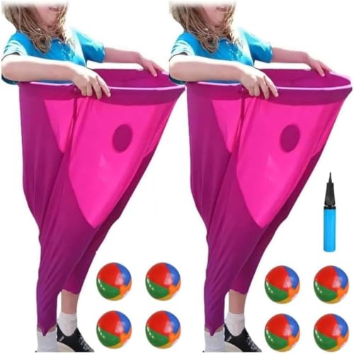 AOBUJDUB Granny Pants Yard Game, Granny Pants Outdoor Game with Bouncy Balls, Giant Outdoor Recreational Tossings Games(#B) von AOBUJDUB