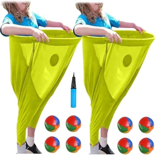 AOBUJDUB Granny Pants Yard Game, Granny Pants Outdoor Game with Bouncy Balls, Giant Outdoor Recreational Tossings Games(#C) von AOBUJDUB