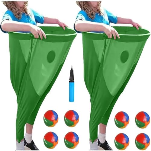 AOBUJDUB Granny Pants Yard Game, Granny Pants Outdoor Game with Bouncy Balls, Giant Outdoor Recreational Tossings Games(#D) von AOBUJDUB