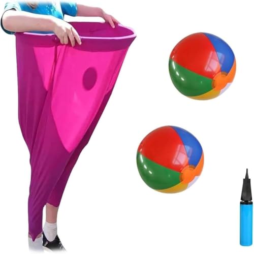 AOBUJDUB Granny Pants Yard Game, Granny Pants Outdoor Game with Bouncy Balls, Giant Outdoor Recreational Tossings Games(#E) von AOBUJDUB