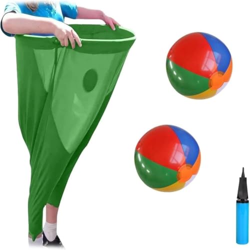 AOBUJDUB Granny Pants Yard Game, Granny Pants Outdoor Game with Bouncy Balls, Giant Outdoor Recreational Tossings Games(#G) von AOBUJDUB