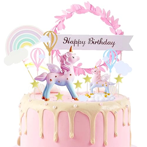 AODIGEGE Einhorn Tortendeko Geburtstag Kuchen Deko Tortendeko Mädchen Regenbogen Stern Torte Topper Happy Birthday Girlande Torte Topper Tortendeko für Kinder Mädchen Junge AODIGEGE Einhorn Tortendeko Geburtstag Kuchen Deko Tortendeko Mädchen Regenbogen Stern Torte Topper Happy Birthday Girlande Torte Topper Tortendeko für Kinder Mädchen Junge von AODIGEGE