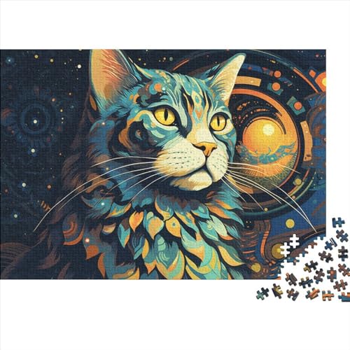 Katze Rätsel Für Erwachsene |Tiere| 1000pcs (75x50cm) Puzzles Lernspiele Home Decor Puzzles von AOHRO