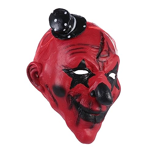 AOKWAWALIY Clown-maske Horror-zombie-kostüm Böse Clownsmaske Clown-cosplay Clownsmaske Aus Latex Performance-maske Cosplay-maske Gruselige Halloween-maske Unheimlich Erwachsener von AOKWAWALIY