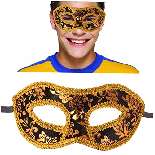 AOKWAWALIY halloween masken halloweenmaske opmasken Partymaske für Männer karneval augenmaske Maskerade-Maske für Männer Maskerademaske für Männer kurzes Haar Augenbinde Geschenk bilden von AOKWAWALIY