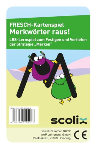 AOL-Verlag i.d. AAP LW FRESCH-Kartenspiel: Merkwörter Raus!: LRS-Lernspiel zum Festigen und Vertiefen der Strategie Merken (1. bis 4. Klasse) von AOL-Verlag i.d. AAP LW