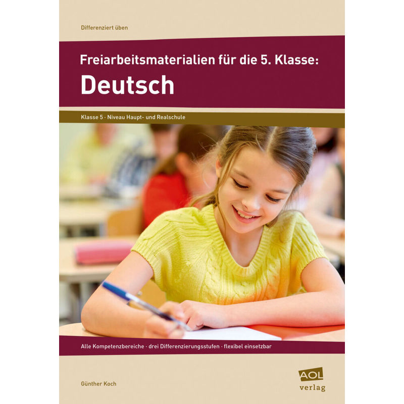 Freiarbeitsmaterialien für die 5. Klasse: Deutsch von Scolix