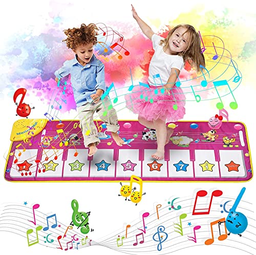 AOLUXLM Spielzeug ab 1 Jahr, Kinder Geschenke für Mädchen, Musikmatte Spielsachen für Baby Kinderspielzeug zum Geburtstag, Kleinkind Klaviermatte als Orster Weihnachten Geschenk AOLUXLM Spielzeug ab 1 Jahr, Kinder Geschenke für Mädchen, Musikmatte Spielsachen für Baby Kinderspielzeug zum Geburtstag, Kleinkind Klaviermatte als Orster Weihnachten Geschenk von AOLUXLM