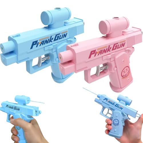 2 Pcs Streich-Wasserpistole, Prank Reverse Water Guns, Prank Wasserpistolen, Zwanghafte Zweiwege-Wasserpistole, Umgekehrte Wasserpistolen Sprühen Von Vorne Und Hinten,Streich,Lustiges Wasserspielzeug von AOMAIGAD