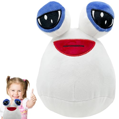 AOMAIGAD Alien Pou Plüschtier,My Pet Alien Pou Plüsch Puppe,22 cm Alien Pou Plüschtier,Cartoon Anime Stofftier für Haus Schlafzimmer Dekoration, Fans Geschenk für Mädchen Jungen (C) von AOMAIGAD