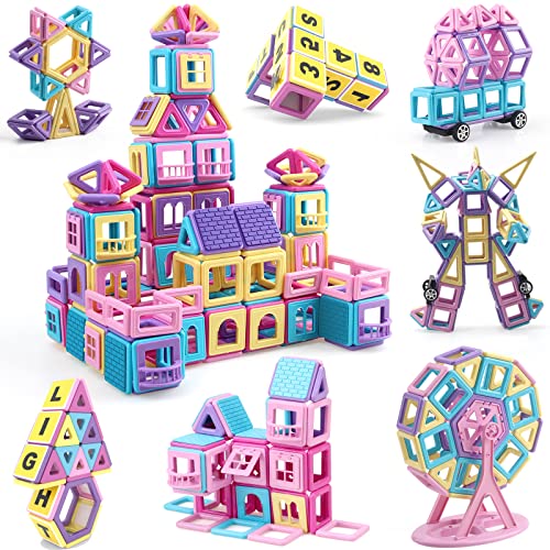 AOMIKS 154-teilige magnetische Bausteine pädagogische und inspirierende Magnet-Stapelklötze Mini-Magnet-Fliesen Konstruktionsspielzeug Bauset für Kindergeburtstagsgeschenk für Mädchen Jungen AOMIKS 154-teilige magnetische Bausteine pädagogische und inspirierende Magnet-Stapelklötze Mini-Magnet-Fliesen Konstruktionsspielzeug Bauset für Kindergeburtstagsgeschenk für Mädchen Jungen von AOMIKS