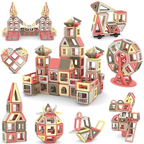 AOMIKS 173 Stück Magnetfliesen 3D Mini Magnetische Bausteine für Kinder Inspirierendes Lernen und Kreativität STEM Bauspielzeug für Mädchen Jungen 3+ Jahre Morandi Farbe AOMIKS 173 Stück Magnetfliesen 3D Mini Magnetische Bausteine für Kinder Inspirierendes Lernen und Kreativität STEM Bauspielzeug für Mädchen Jungen 3+ Jahre Morandi Farbe von AOMIKS