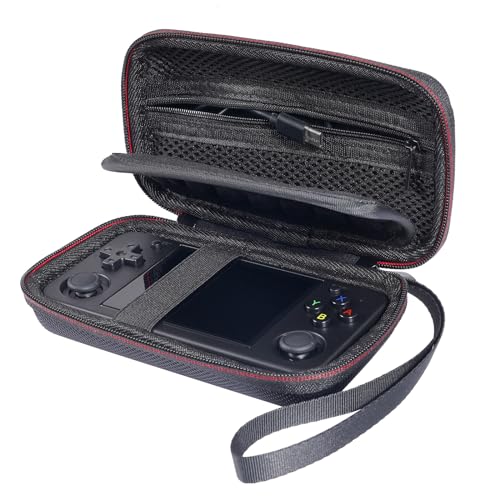 AONKE Hart Reise Tasche Case für RG35XX H / RG353M Retro-Handheld-Spielekonsole, Harte Tragetasche, kompatibel mit RG35XX H RG353M von AONKE