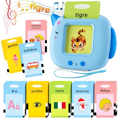 Italienisch - Sprechende Flash-Karten Lernspielzeug für Kleinkinder Italienisch - Sprechende Flash-Karten Lernspielzeug für Kleinkinder von AONTESS