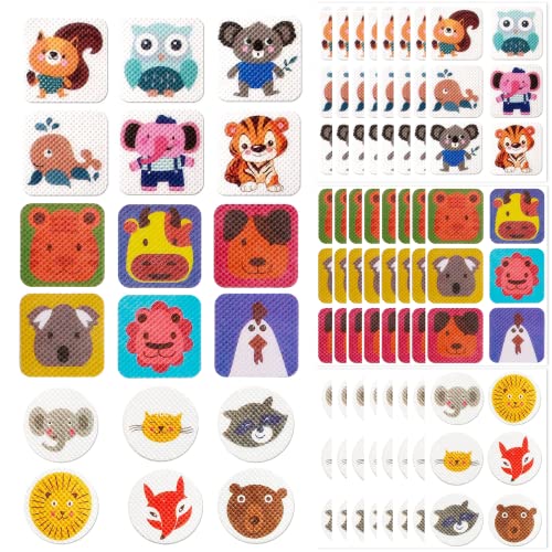 AOOGON 144 Stück Tier Kinder Aufkleber Stickers, Aufkleber für Kinder und Erwachsene (18Styles, 24Sheets) von AOOGON
