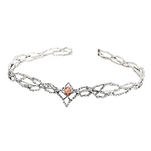 AOOOWER Elegante Elfenkönigkronen mit funkelnden Diamanten, tragbares Mode-Accessoire für Männer und Frauen, Abendveranstaltung AOOOWER Elegante Elfenkönigkronen mit funkelnden Diamanten, tragbares Mode-Accessoire für Männer und Frauen, Abendveranstaltung von AOOOWER