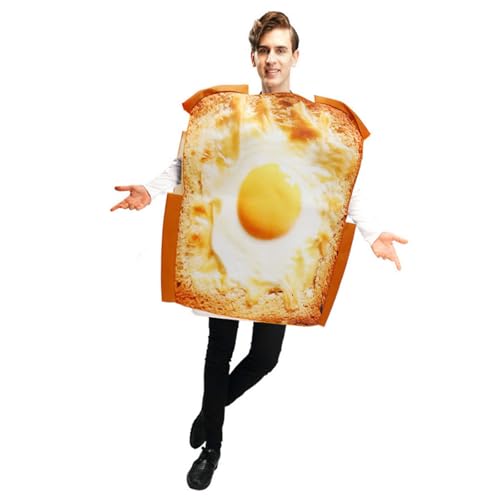 AOOOWER Lustiges Pizza-Hamburger-Kostüm, lustiges Kostüm für Cosplay-Partys, Urlaub, Motto-Party, Kostüm für Erwachsene von AOOOWER