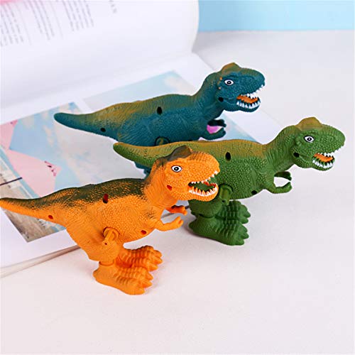 AOOOWER Neuartiges Dinosaurier Aufziehspielzeug Uhrwerk Gehende Kinder Klassisches Lernspielzeug Für Jungen Kinder Halloween Party von AOOOWER