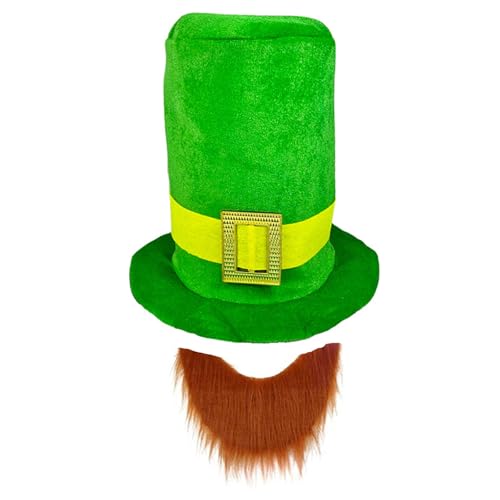 AOOOWER Verleihen Sie Ihren stilvollen Outfits einen festlichen Charme mit einem grünen Oberteil mit Hut und Bart als Party-Dekoration AOOOWER Verleihen Sie Ihren stilvollen Outfits einen festlichen Charme mit einem grünen Oberteil mit Hut und Bart als Party-Dekoration von AOOOWER