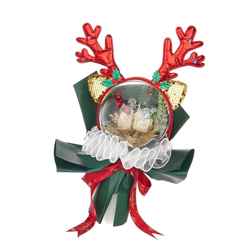 Transparenter Ballonstrauß mit Weihnachtsmotiven, Dekoration für Zuhause und Büro, für Feste, stilvolles Urlaubszubehör Transparenter Ballonstrauß mit Weihnachtsmotiven, Dekoration für Zuhause und Büro, für Feste, stilvolles Urlaubszubehör von AOOOWER