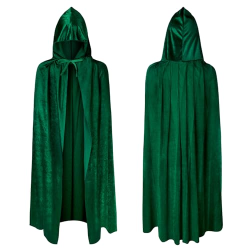 AOOWU Mittelalter Umhang Kapuzenumhang, Junge,Mädchen Halloween Umhang mit Kapuze, Dunkelgrün Umhang, Umhang kostüm Cape Satin, Umhang Kostüm Mantel Halloween Weihnachten Karneval Kostüm AOOWU Mittelalter Umhang Kapuzenumhang, Junge,Mädchen Halloween Umhang mit Kapuze, Dunkelgrün Umhang, Umhang kostüm Cape Satin, Umhang Kostüm Mantel Halloween Weihnachten Karneval Kostüm von AOOWU
