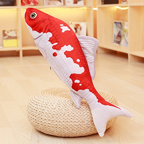 AOQILN Simulation Koi Fisch Plüschtiere kreative Karpfen Fisch Kissen gefüllt Goldfisch Puppe Zimmer Sofa Dekor für Mädchen/Paare Geschenk 30cm Stil-D AOQILN Simulation Koi Fisch Plüschtiere kreative Karpfen Fisch Kissen gefüllt Goldfisch Puppe Zimmer Sofa Dekor für Mädchen/Paare Geschenk 30cm Stil-D von AOQILN