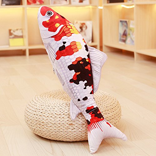 AOQILN Simulation Koi Fisch Plüschtiere kreative Karpfen Fisch Kissen gefüllt Goldfisch Puppe Zimmer Sofa Dekor für Mädchen/Paare Geschenk 60cm Stil-E AOQILN Simulation Koi Fisch Plüschtiere kreative Karpfen Fisch Kissen gefüllt Goldfisch Puppe Zimmer Sofa Dekor für Mädchen/Paare Geschenk 60cm Stil-E von AOQILN