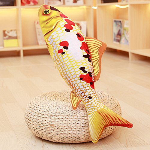 AOQILN Simulation Koi Fisch Plüschtiere kreative Karpfen Fisch Kissen gefüllt Goldfisch Puppe Zimmer Sofa Dekor für Mädchen/Paare Geschenk 90cm Stil-C AOQILN Simulation Koi Fisch Plüschtiere kreative Karpfen Fisch Kissen gefüllt Goldfisch Puppe Zimmer Sofa Dekor für Mädchen/Paare Geschenk 90cm Stil-C von AOQILN
